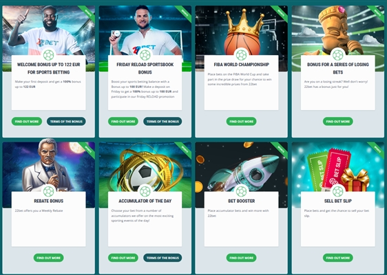 The site offers a number of bonuses
